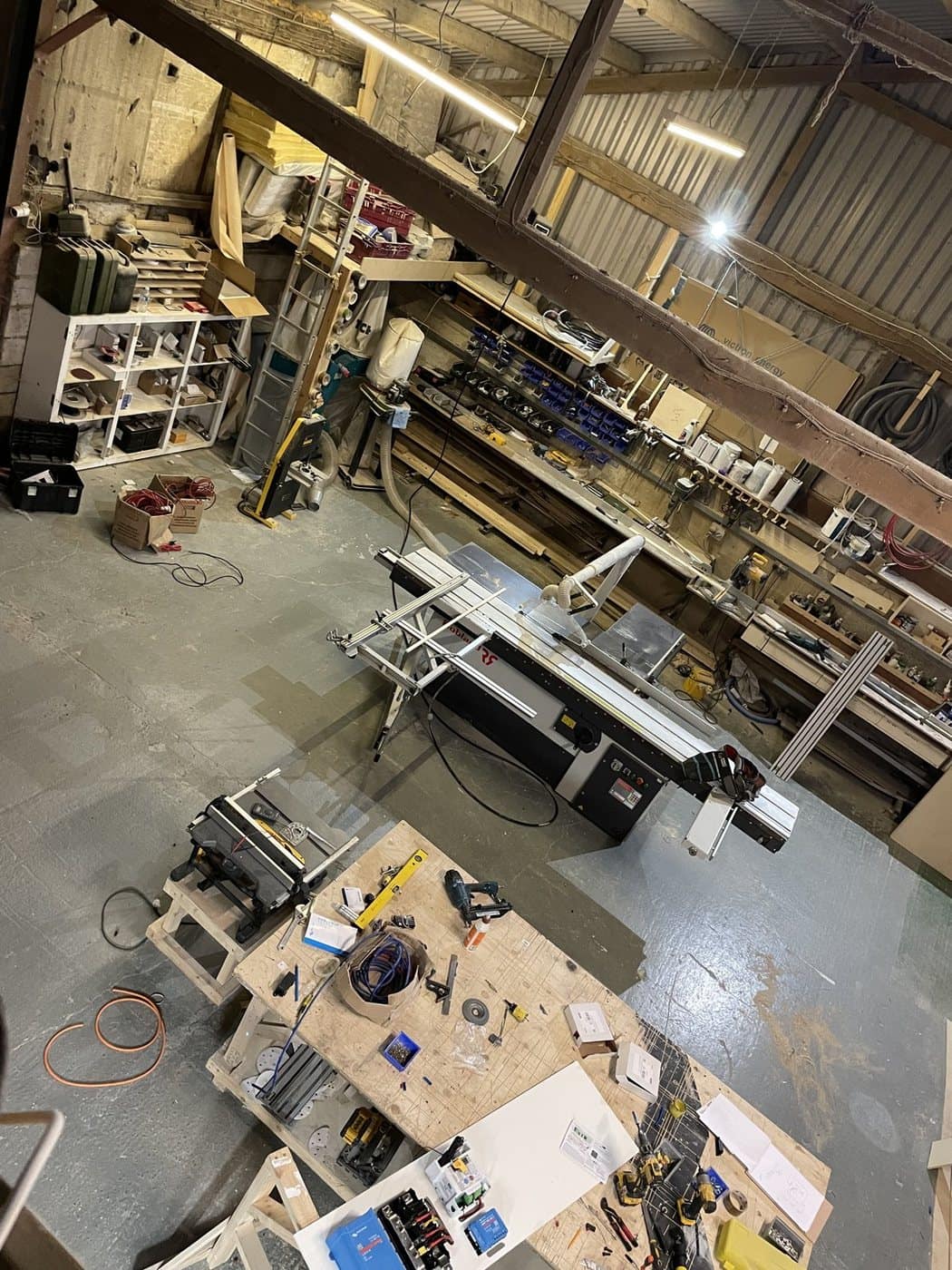 Inside the Camper Camper workshop